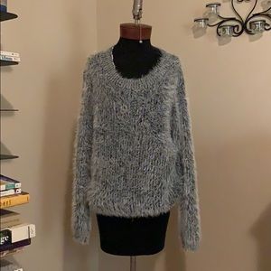 fuzzy LF sweater